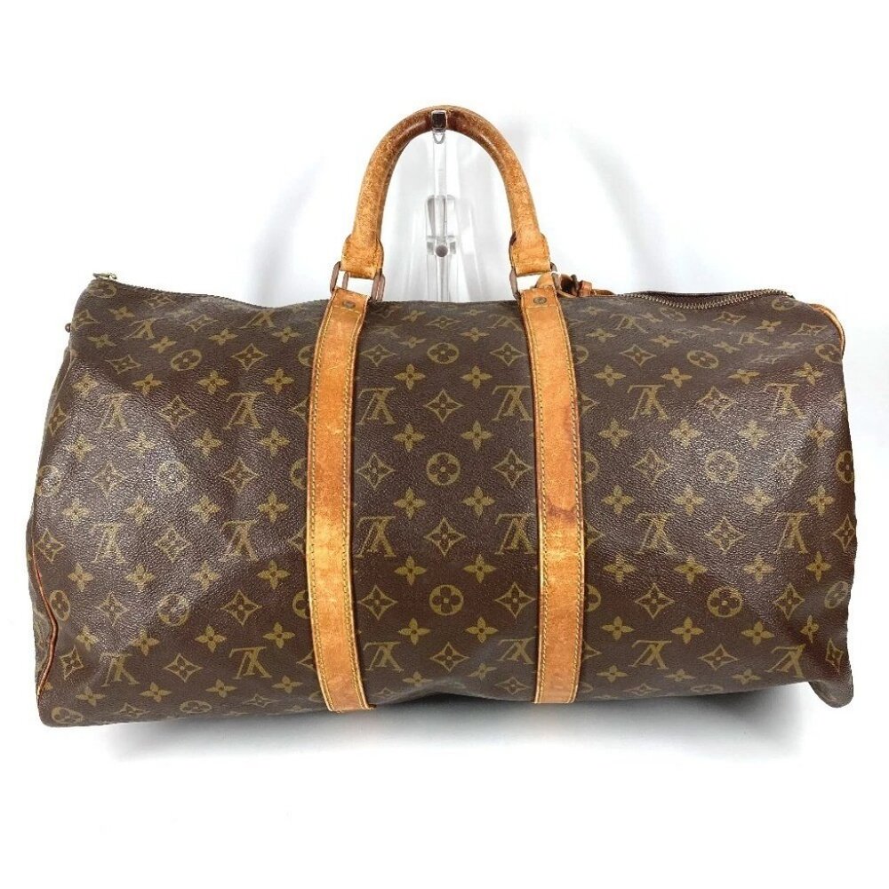LOUIS VUITTON M41426 Monogram Keepall 50 Old model Handbag Travel bag Duffle Bag - Picture 2 of 16
